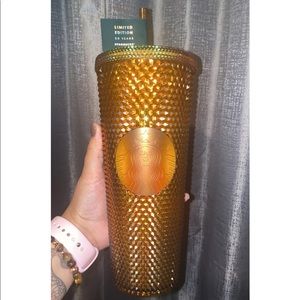 Honeycomb Starbucks studded Tumbler